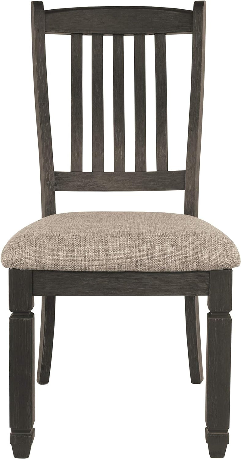 Upholstered Dining Chair 20 Inch Antique Black Set Of 2