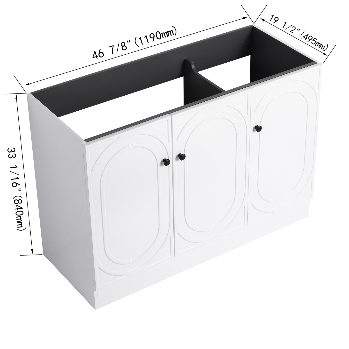 48" Freestanding Bathroom Vanity