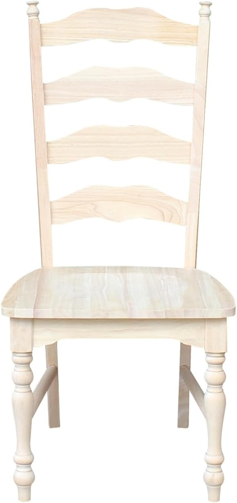 Set Of 2 Maine Ladderback Dining Chairs Unfinished Parawood