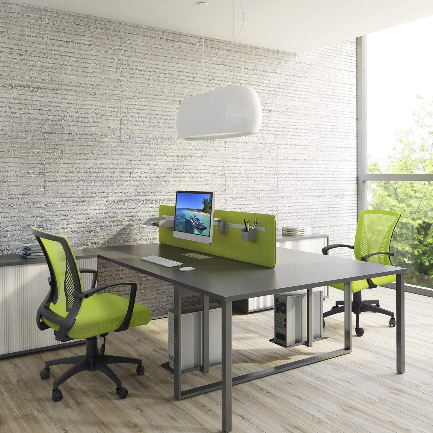 Cyan Ergonomic Office Chair Armrests And Lumbar Support