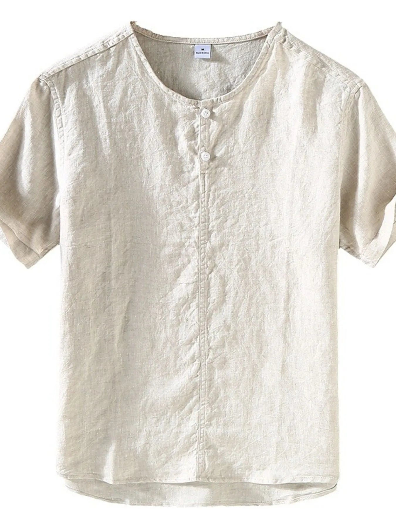 Round Neck Short Sleeve Blouse