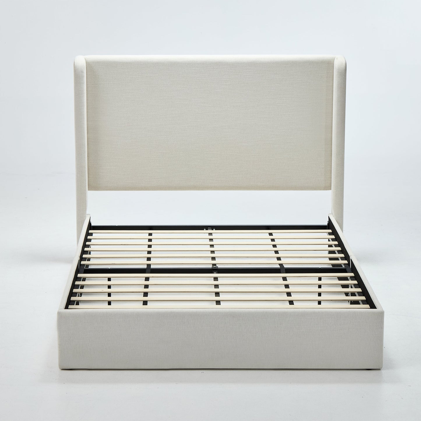 Carmen Upholstered Wingback Bed