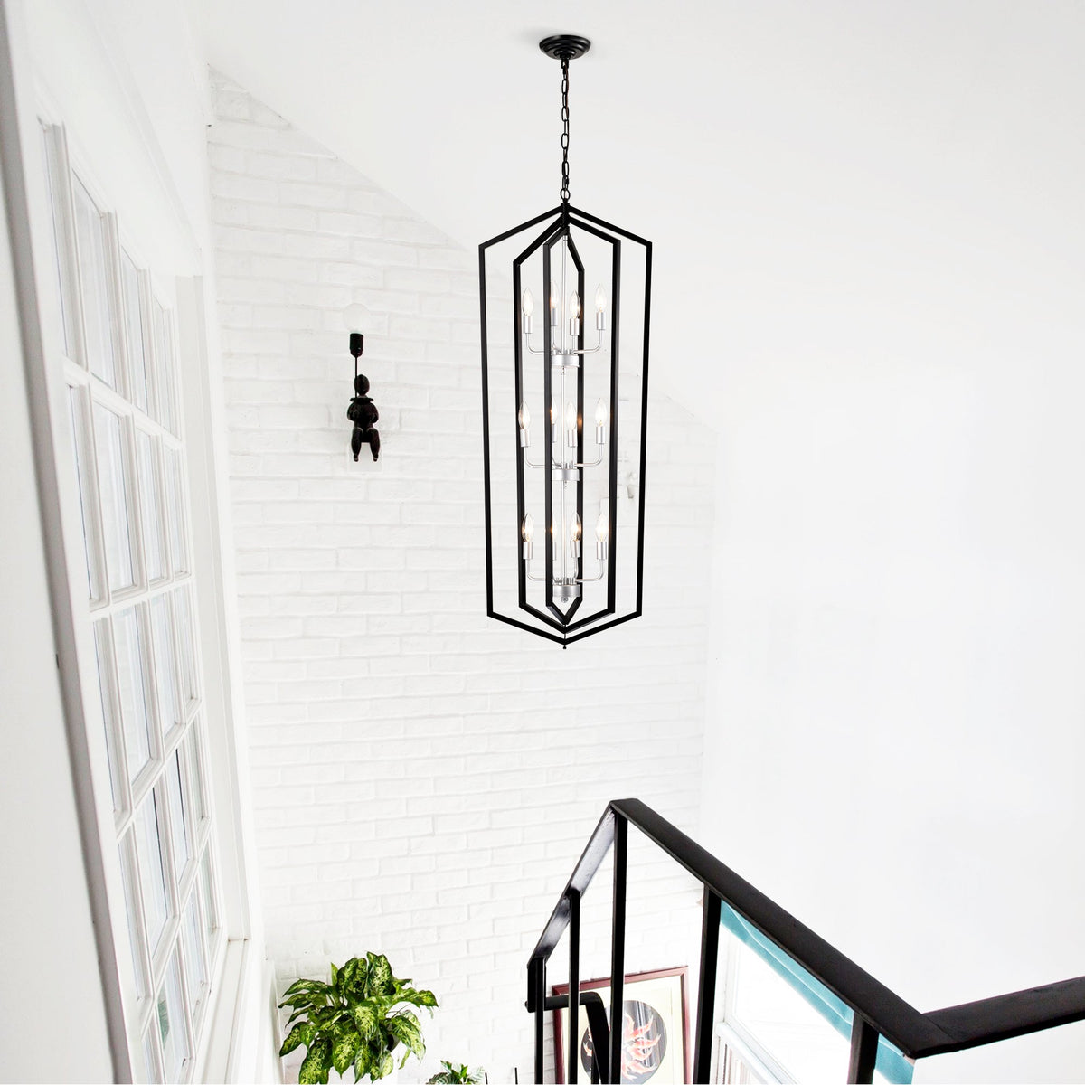 12-Light Farmhouse Kitchen Chandeliers