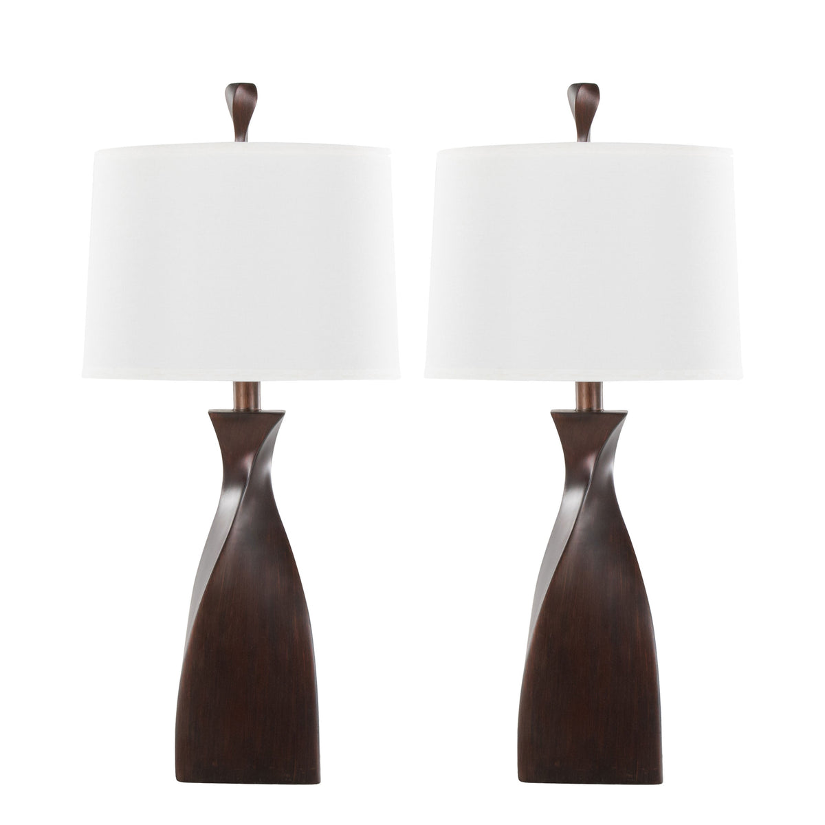 30" Contemporary Polyresin Table Lamp