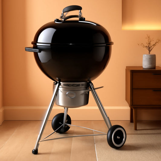 Original Kettle Premium 22 Inch Charcoal Grill Black