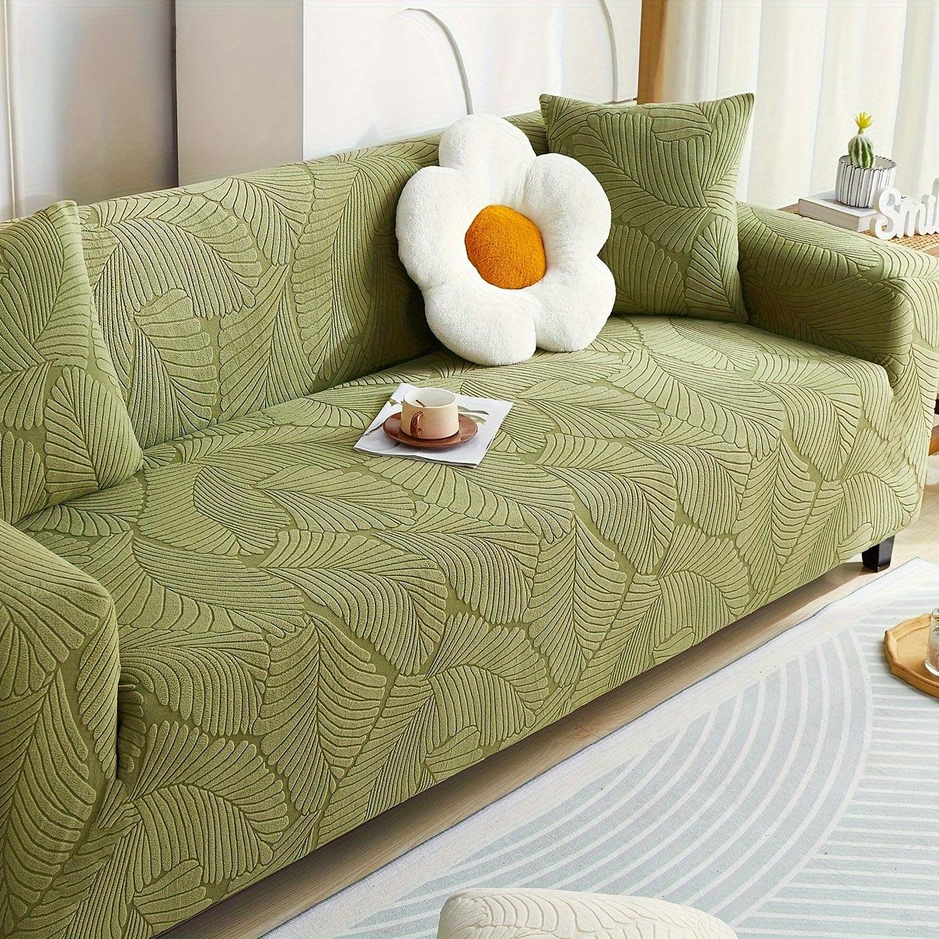 Premium Stretch Gray Couch Cover | Durable, Non-Slip & Versatile