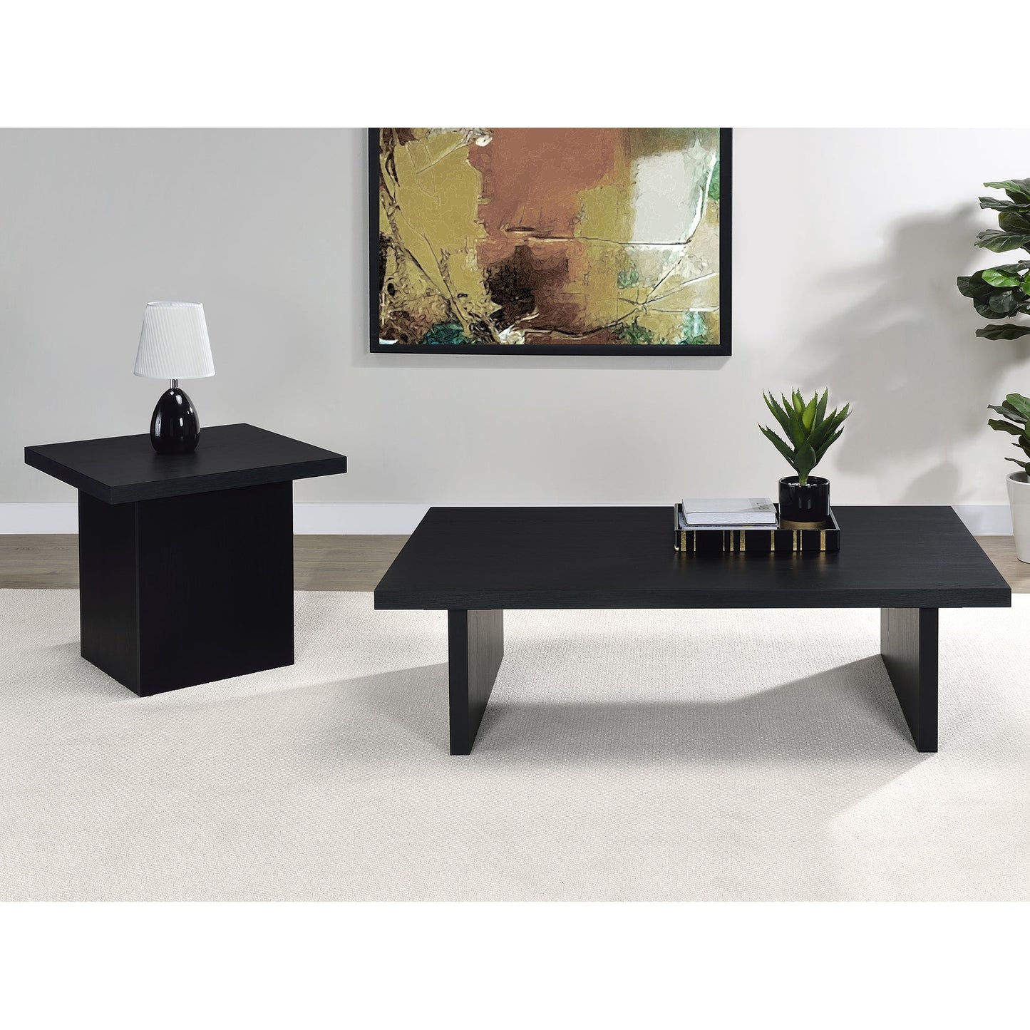 Caroline Modern Wooden Coffee Table