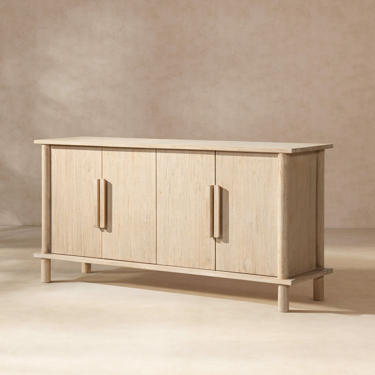 Milo 71" Reclaimed Wood 4-Door Sideboard