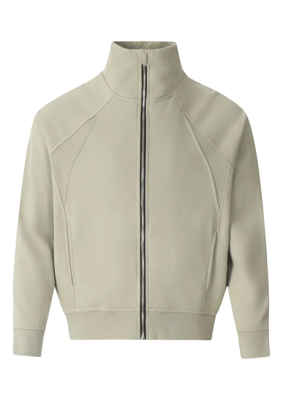 Zip Up Stand Collar Jacket