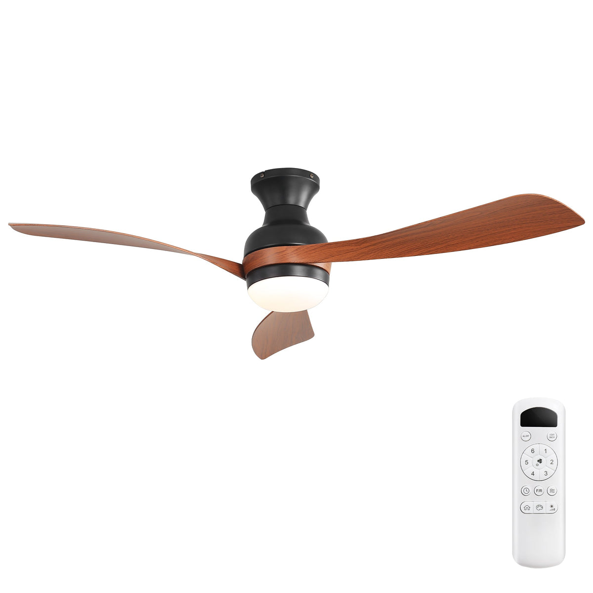 52-Inch Ceiling Fan With Light And Remote Control