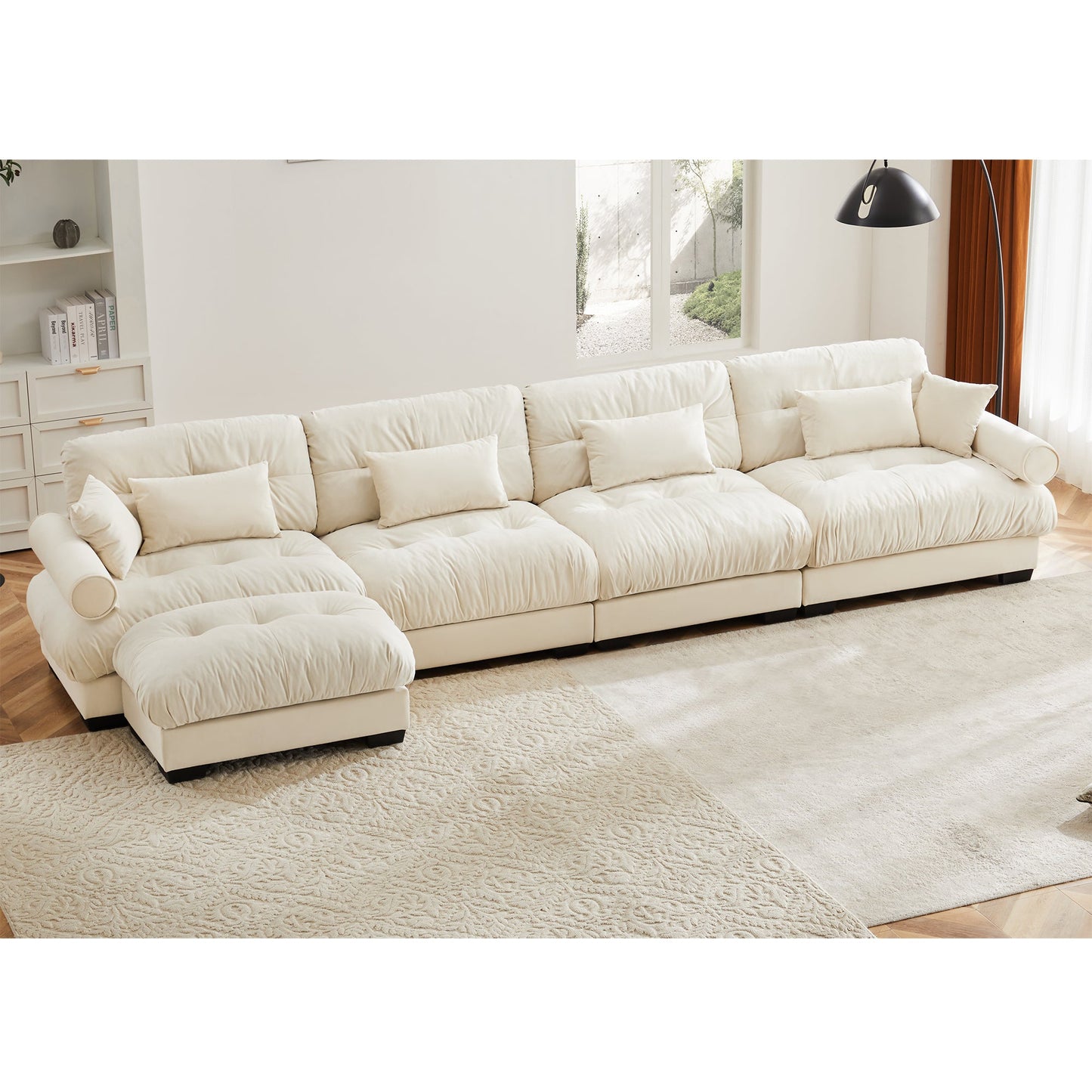 L Shaped Sectional Cloud Sofa