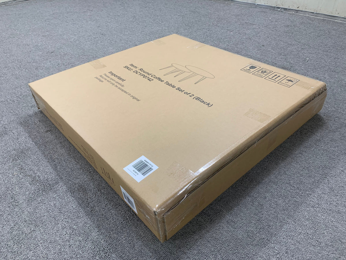 27.56'' Round Nesting Coffee Table Set of 2
