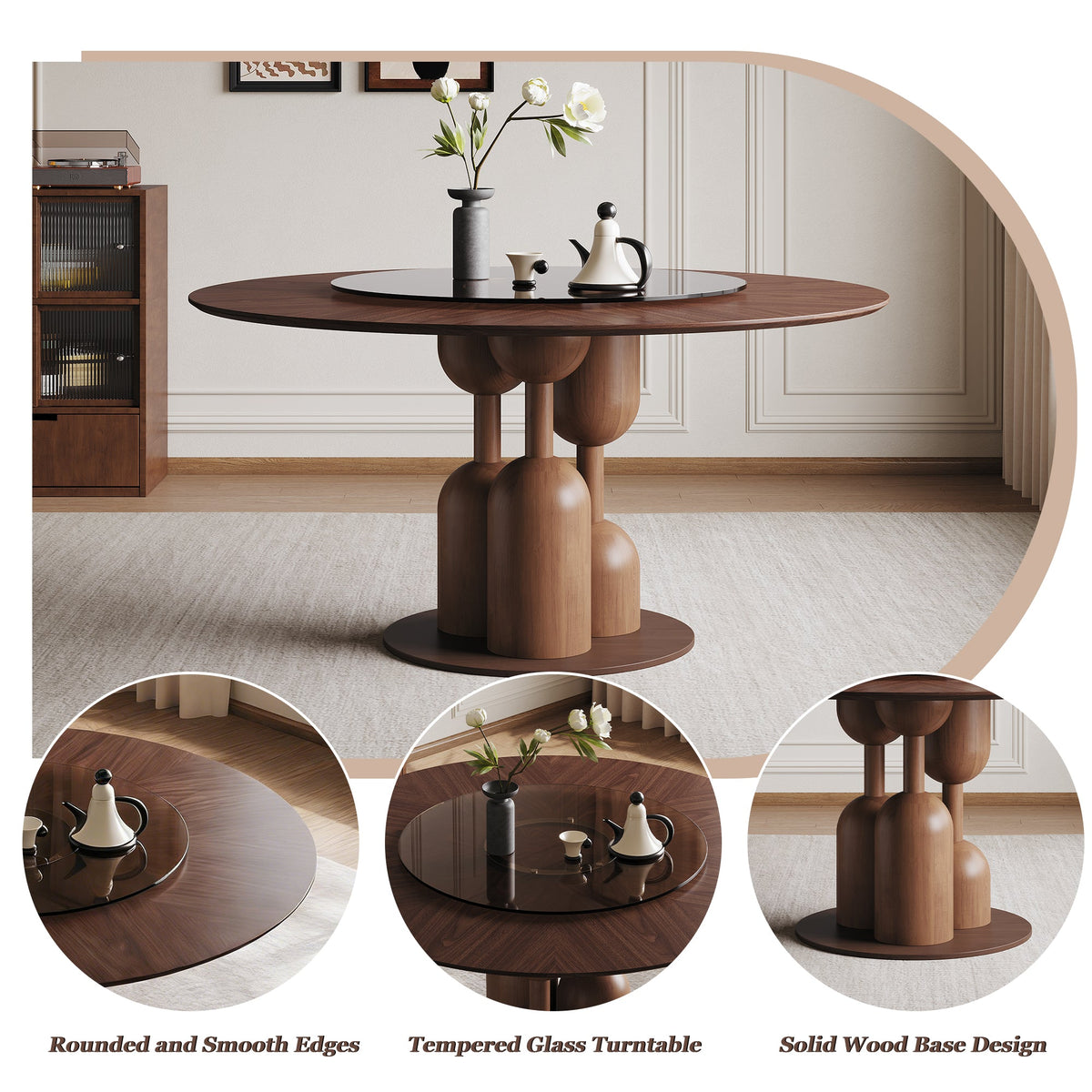 59-Inch Dining Table
