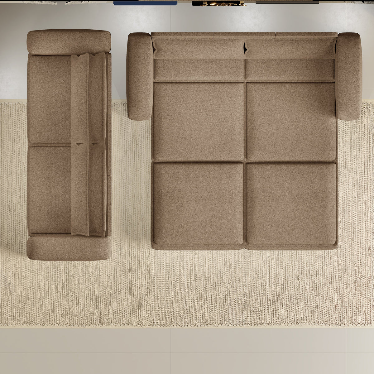 93" King Size Sleeper Sofa Bed - 3 in 1 Convertible