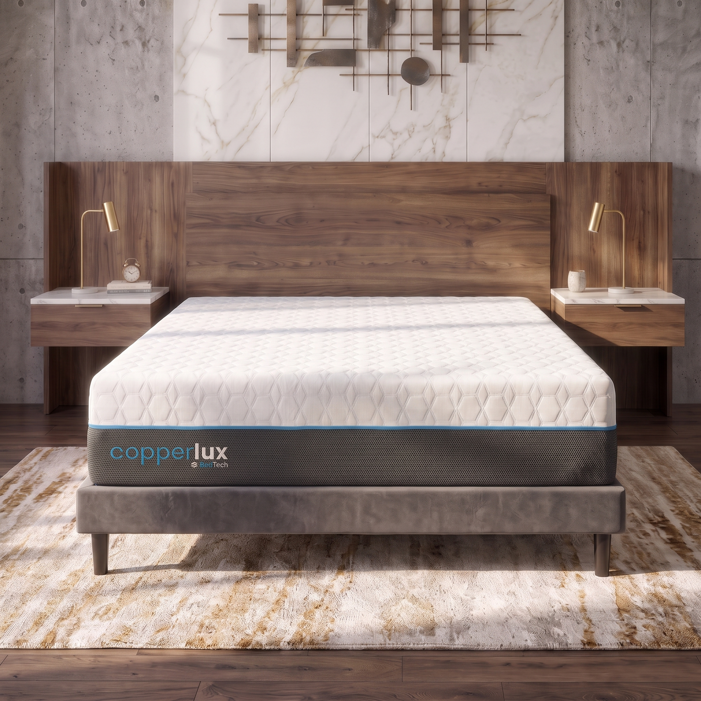 Copper Lux 12" Queen Soft Memory Foam Mattress