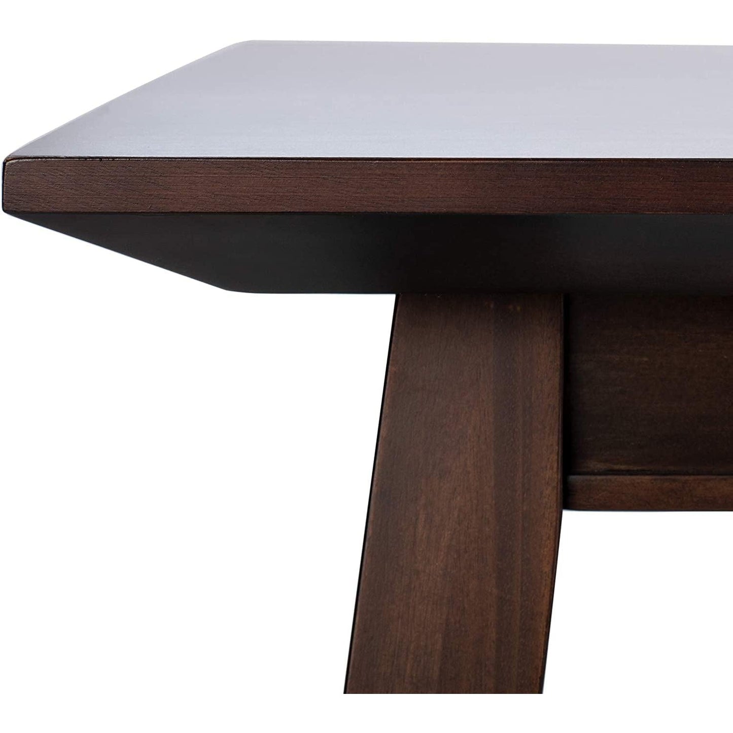 Brayson Walnut Rectangular Dining Table 67 Inch Wide