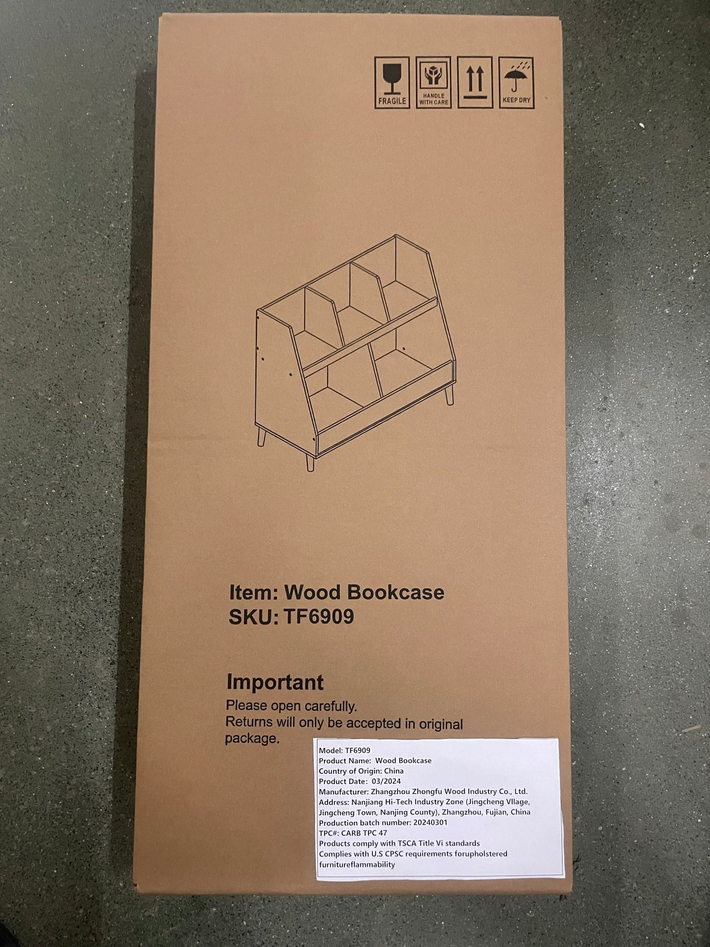Kids Bookshelf and Toy Organizer