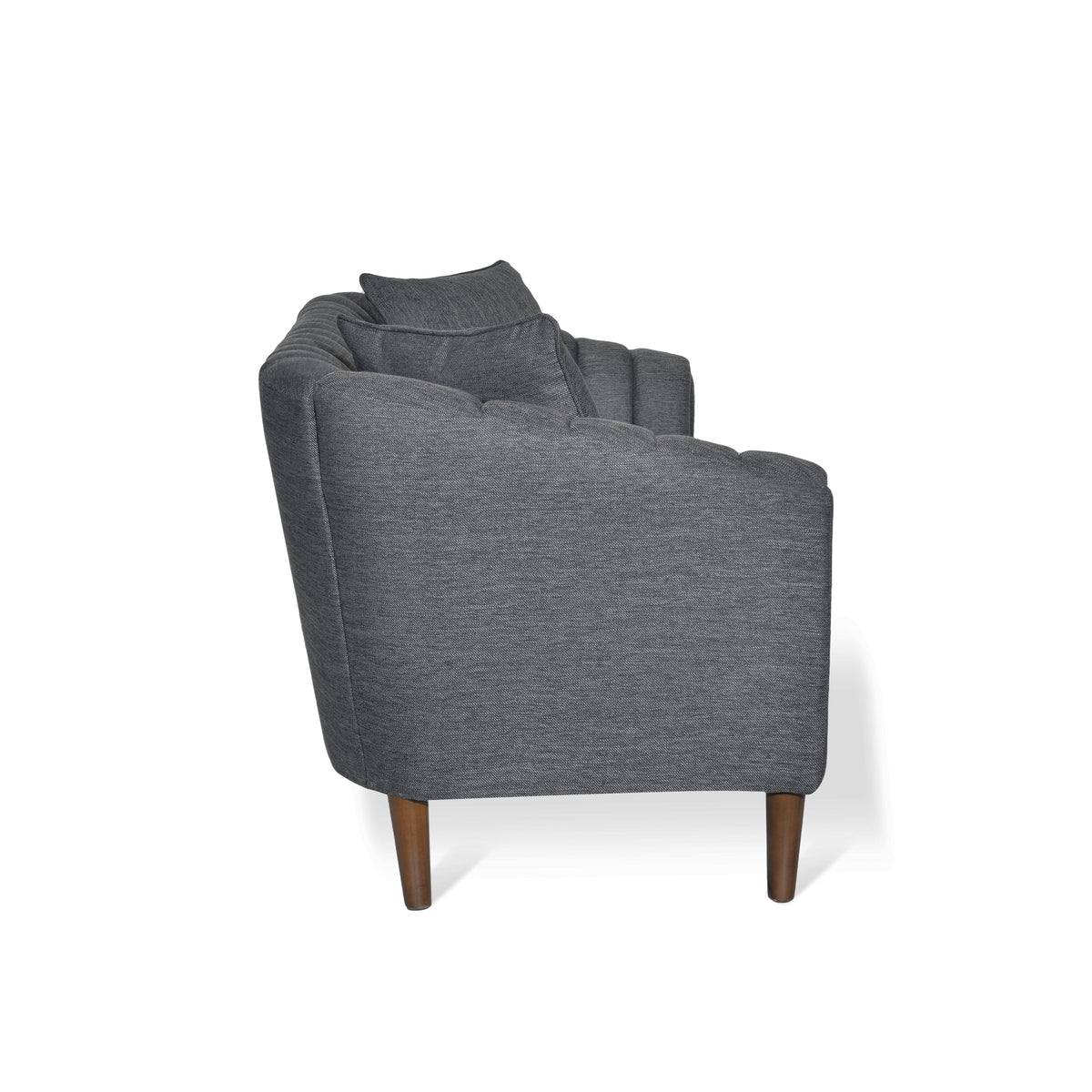 Contemporary 3-Seater Sofa with Accent Pillows