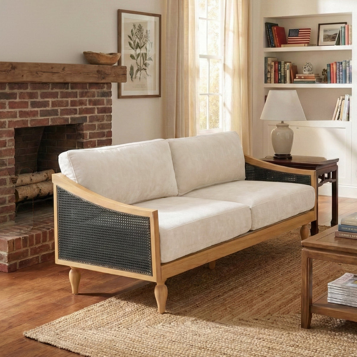 70.9" Mid-Century 3-Seater Sofa Couch