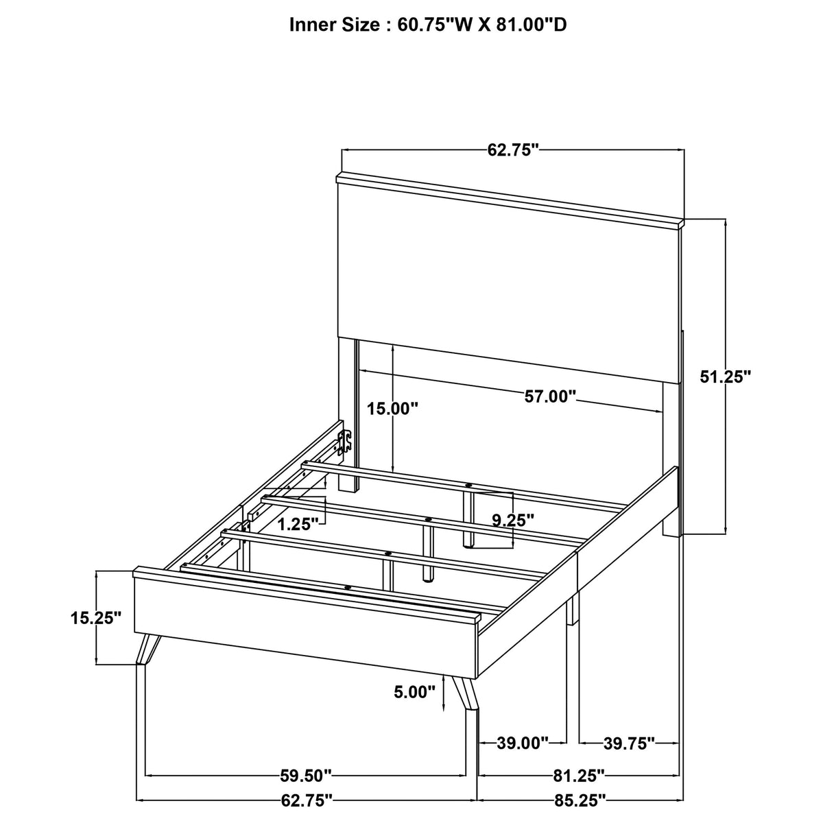 Fraser Queen Bed Frame