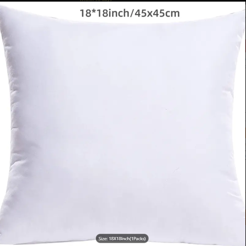 Set of 2 in gray color with 2 sizes Combo Throw Pillow Covers With Inserts 18"x18" and 20"x20"
