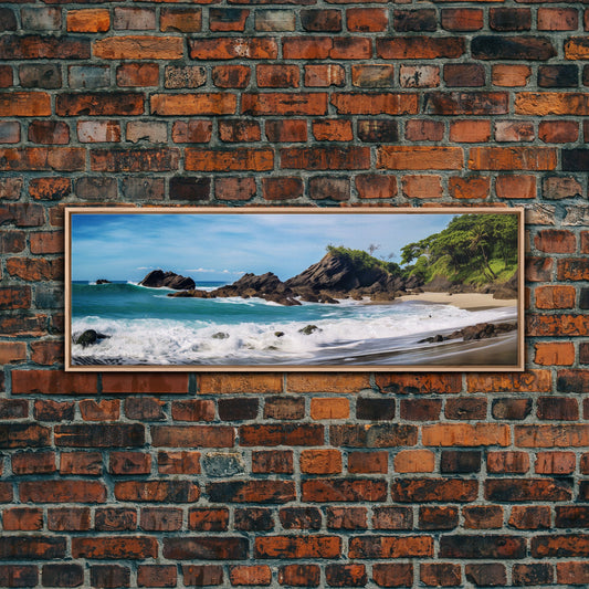 Panoramic of the Beaches of Costa Rica, Extra Large Wall Art, Panoramic Wall Art, Panoramic Print, Landscape Photography, Landscape Print