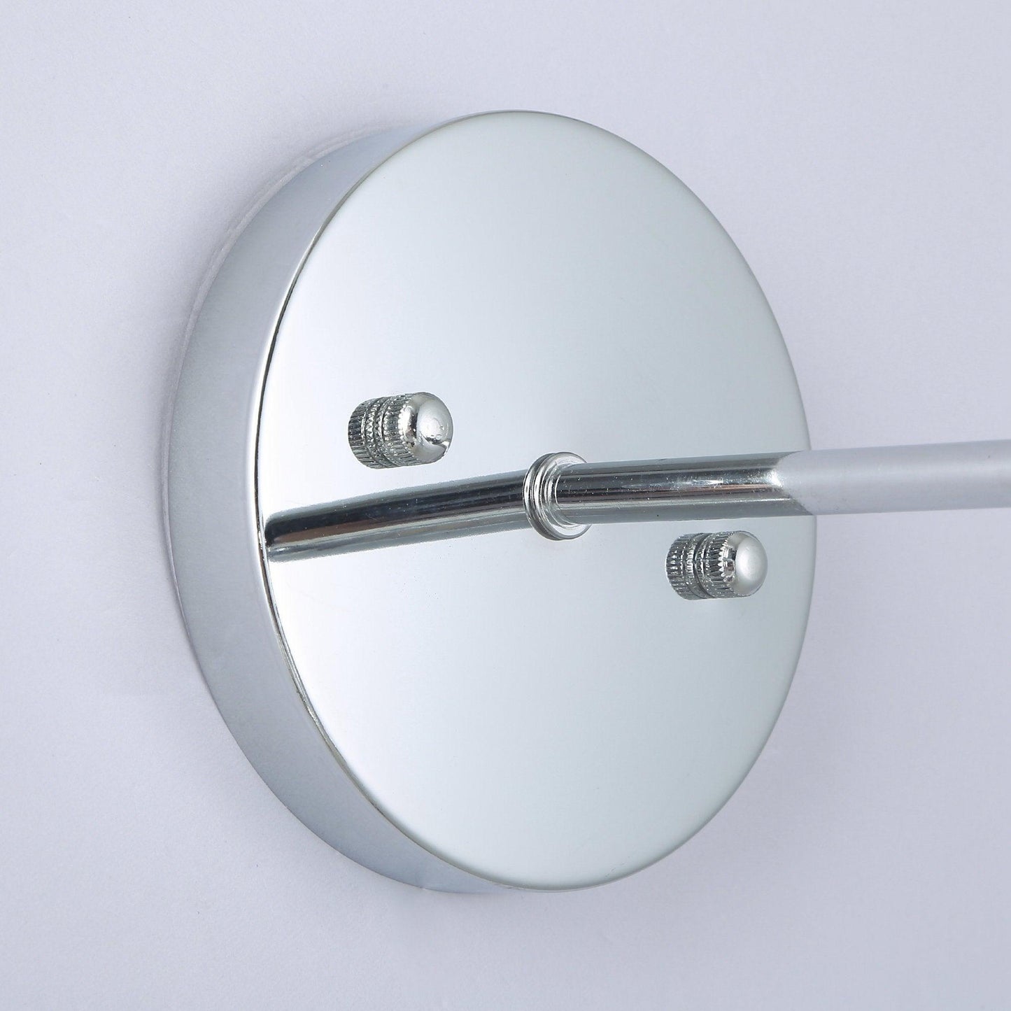 1-Light Modern Silver Wall Sconce Light