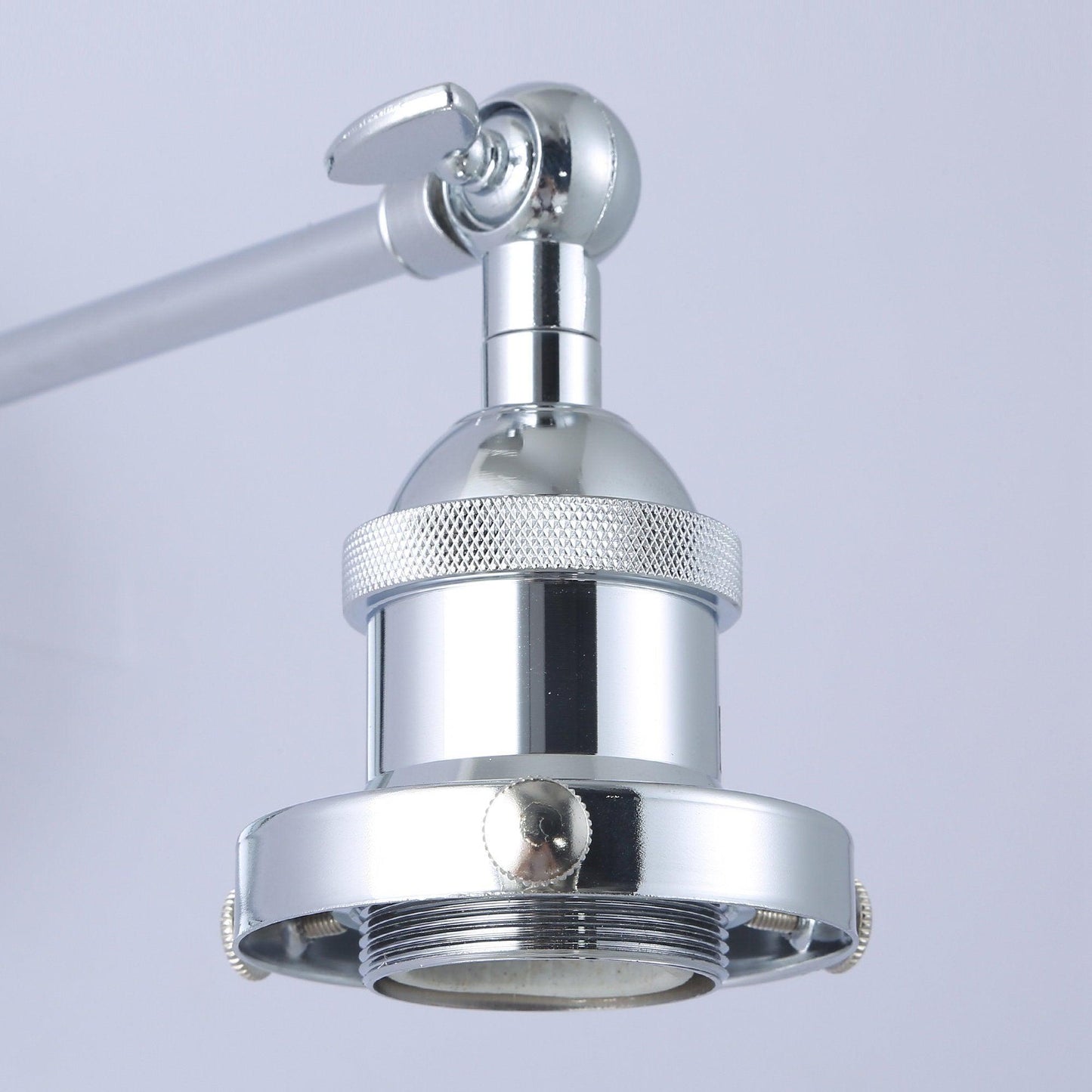 1-Light Modern Silver Wall Sconce Light