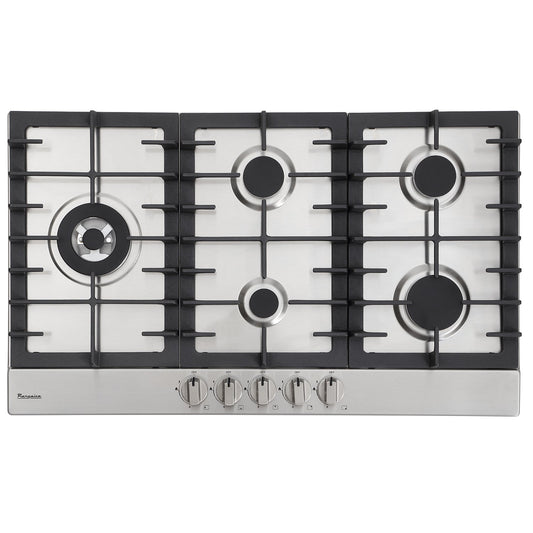 Rangaire 34" Gas Cooktop 5 Burners Stainless Steel RCG341S
