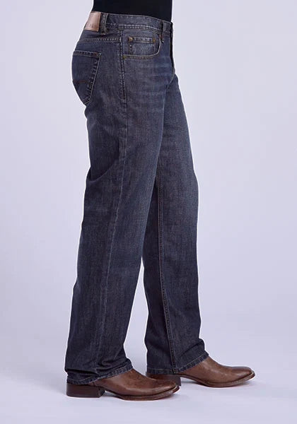 Tin Haul 420 Regular Joe Gold Stitching (Dark Wash) - Men's Bootcut Jeans