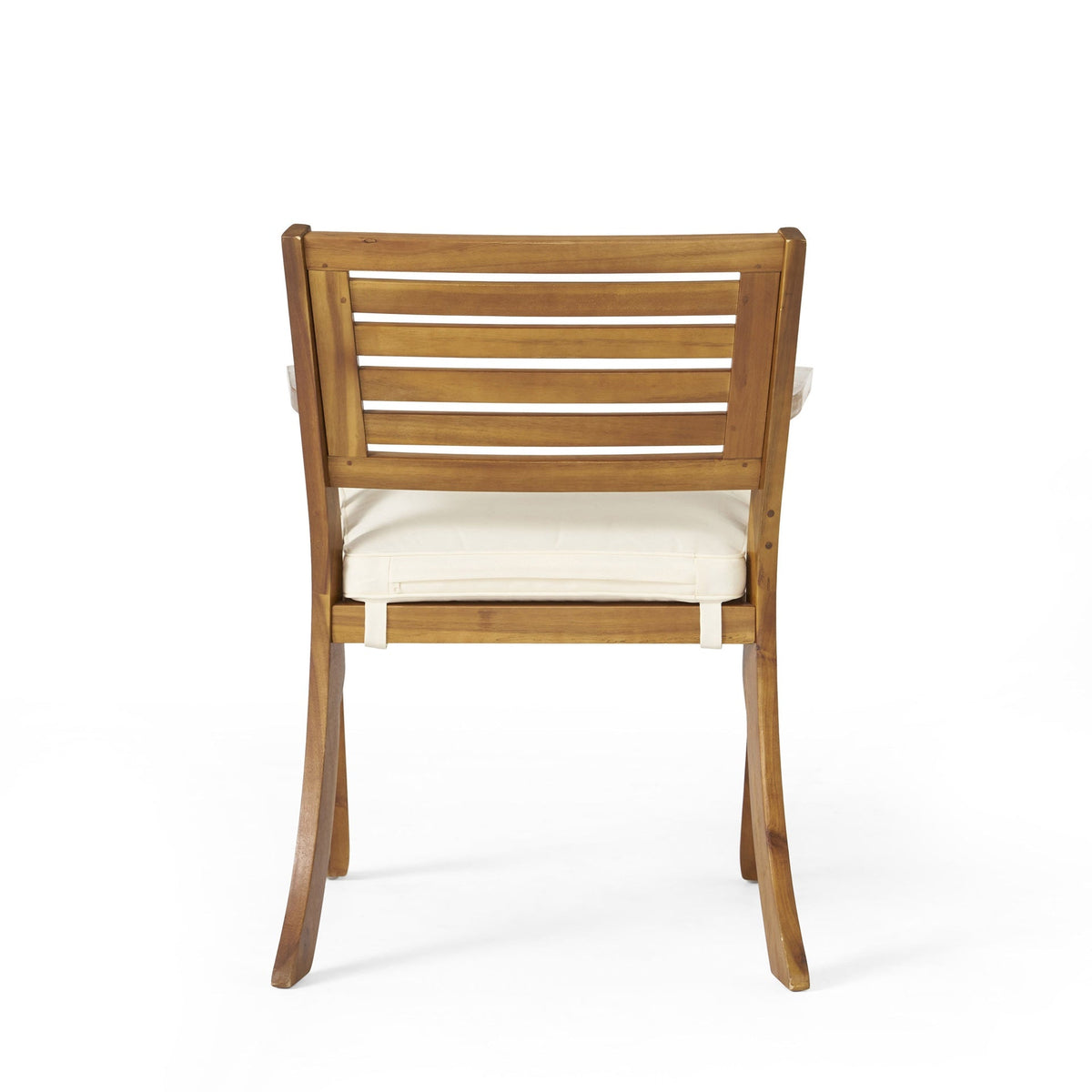 Outdoor Hermosa KD Wood Dining Chair With Cushons (Set of 2)