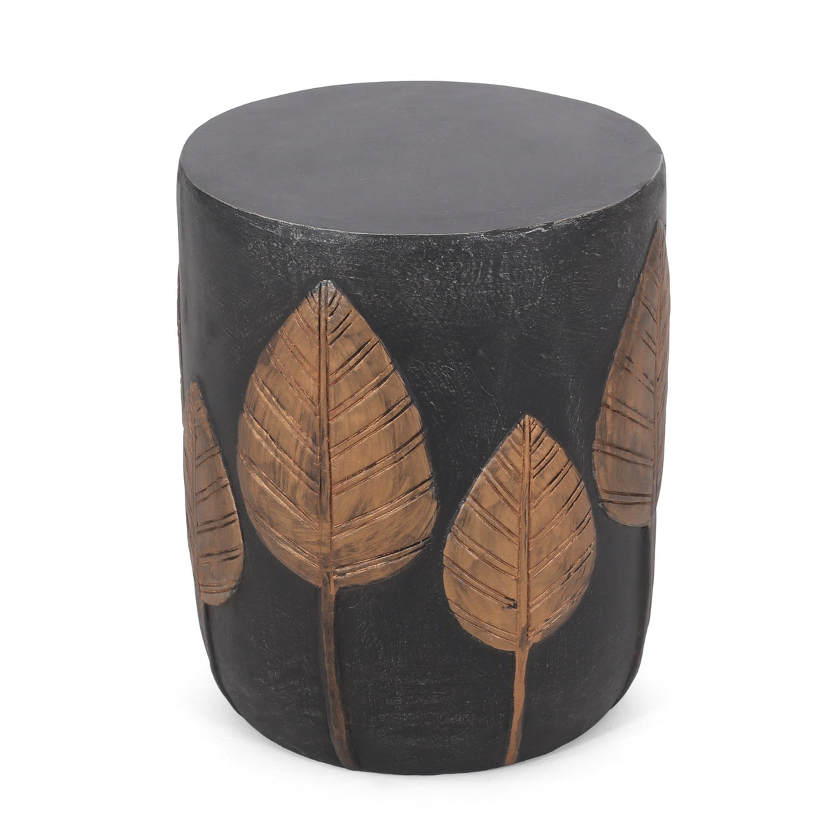 Outdoor LightWeight Concrete Side Table,Copper_73440.00