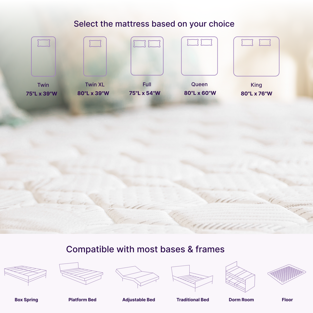NapQueen Victoria 10 Inch Queen Cooling Gel Hybrid Mattress, CertiPUR-US Certified, Made in USA