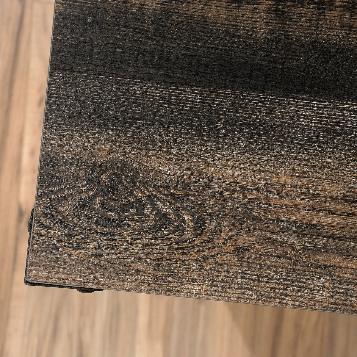File Pedestal with Smooth-Glide Drawer, Dark Oak finish