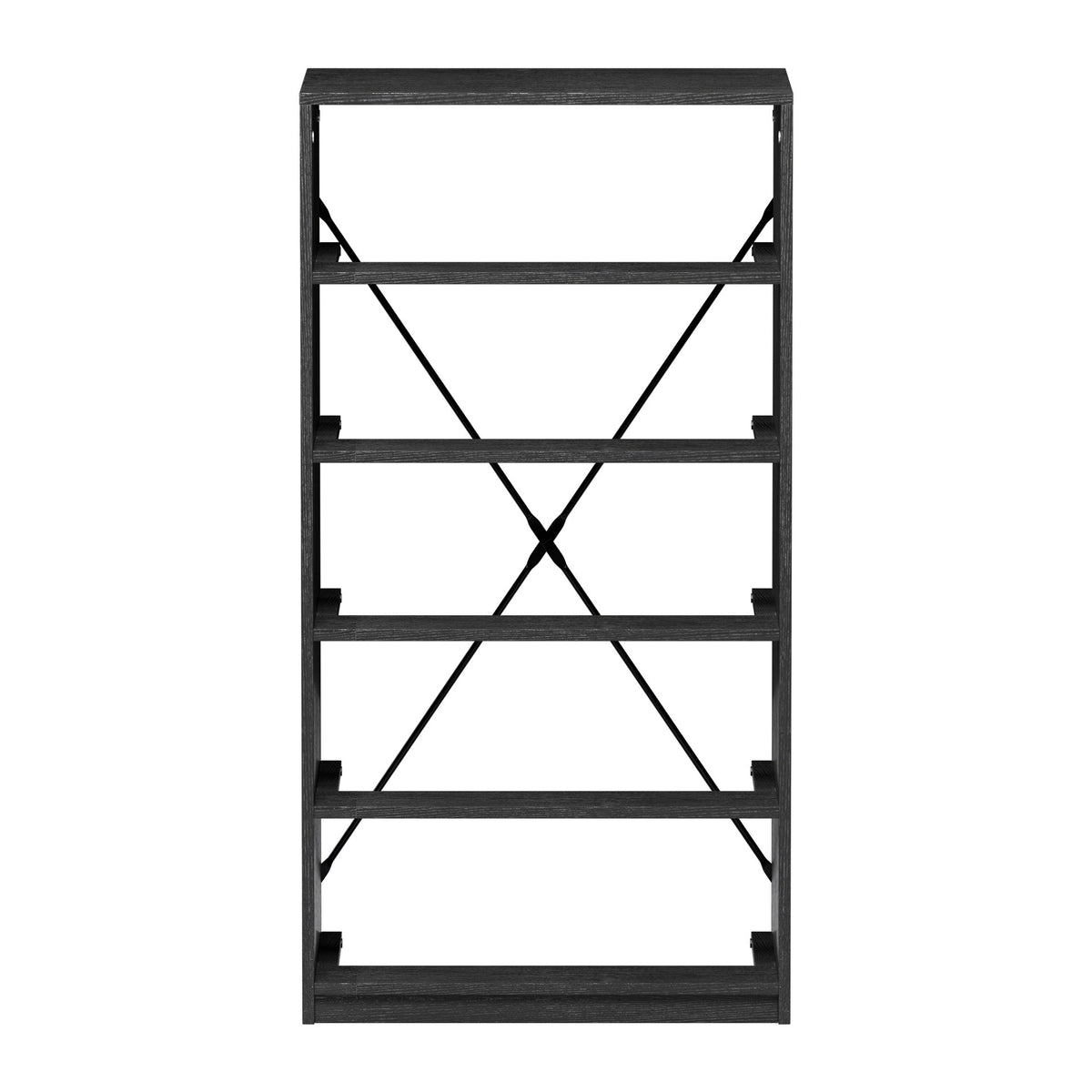 5-Drawer Dresser with Large Fabric Drawers, Black