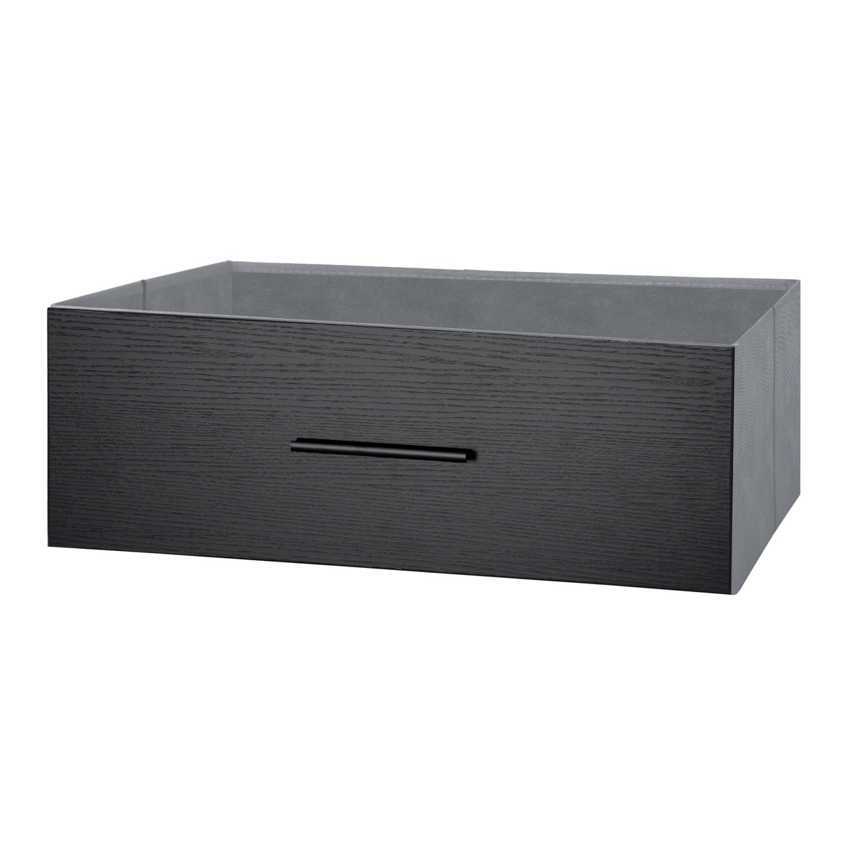 5-Drawer Dresser with Large Fabric Drawers, Black