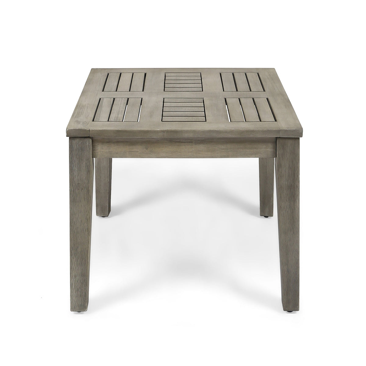 Hampton Outdoor Acacia Wood Side Table, 20 "W x 20 "D x 15.75 "H,