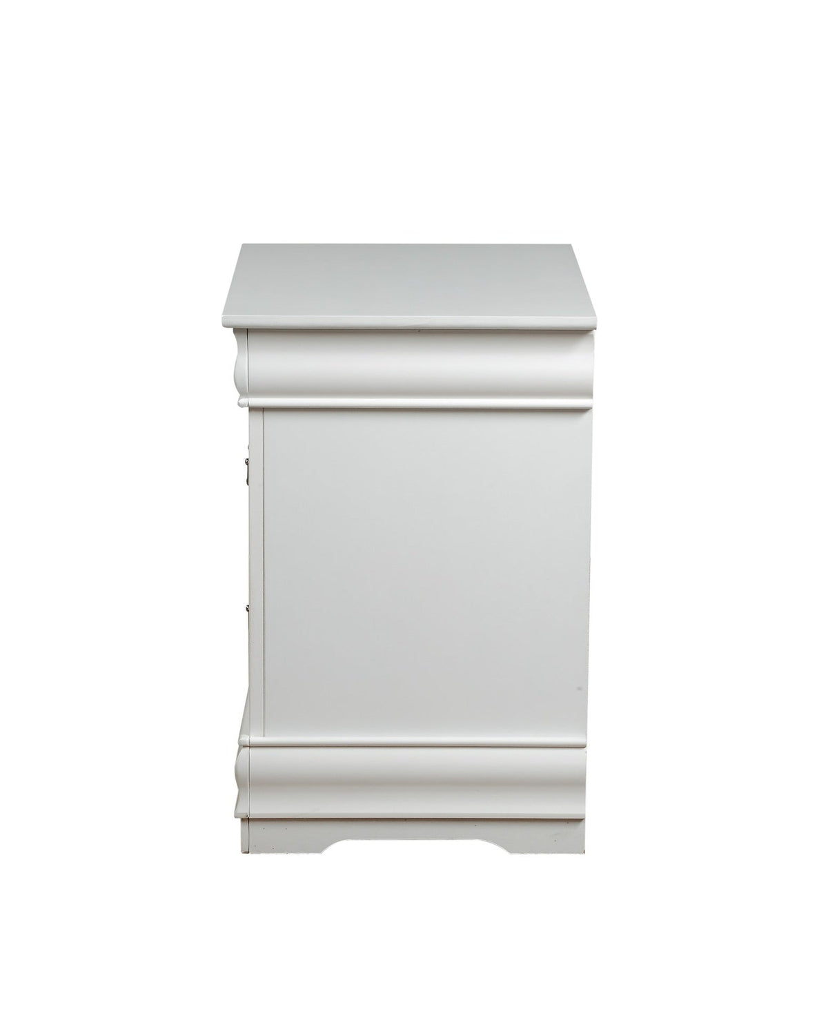 Louis Philippe White Finish Nightstand