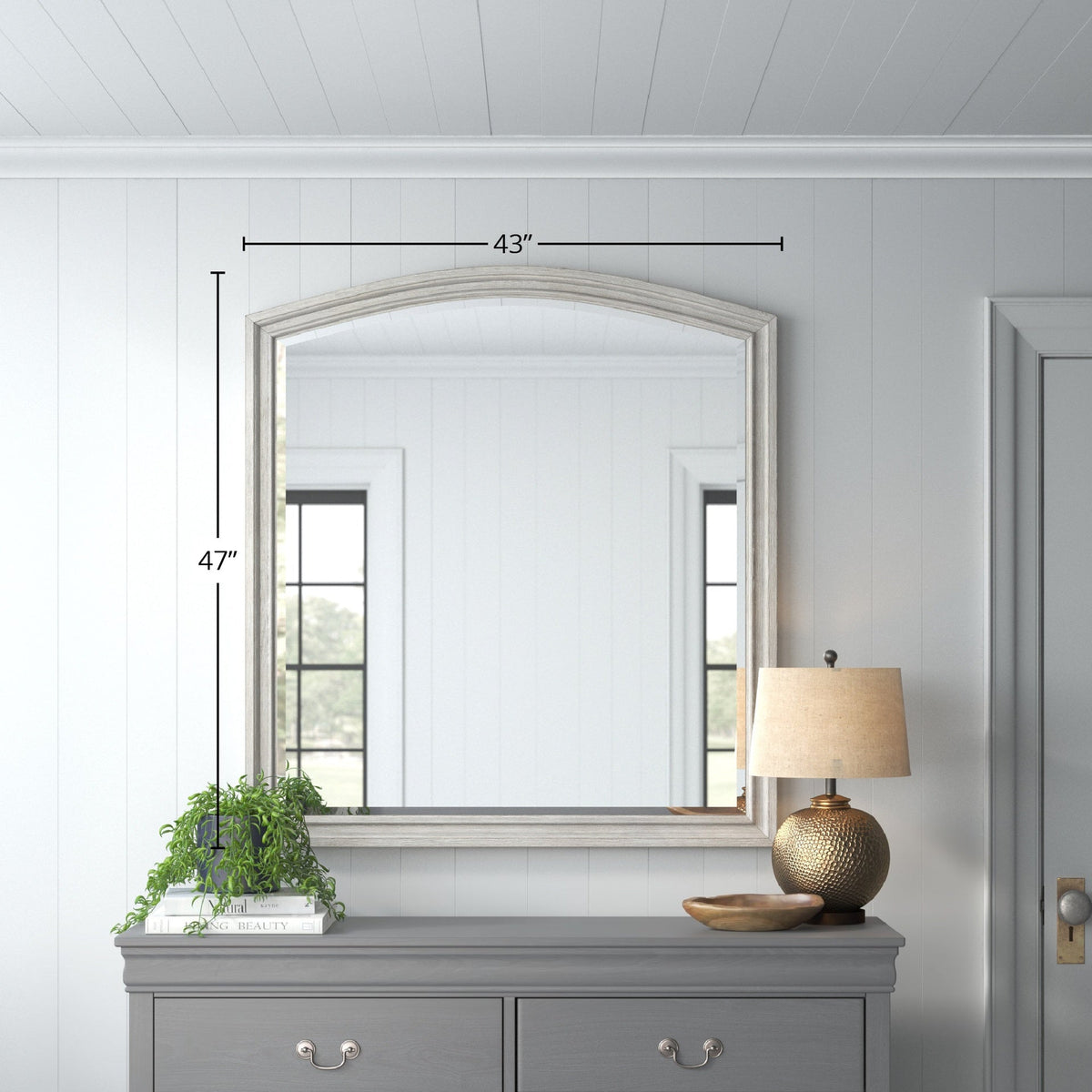 Antique Gray Mirror
