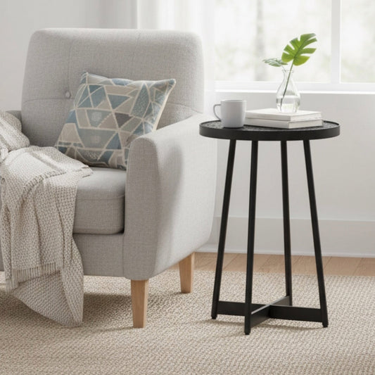 Ranlo Modern Round Accent Table