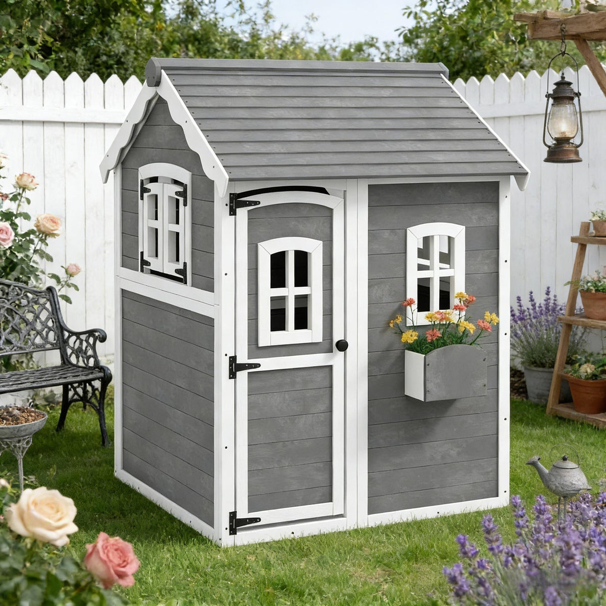 Toddlers Wooden Playhouse,Outdoor Playhouse