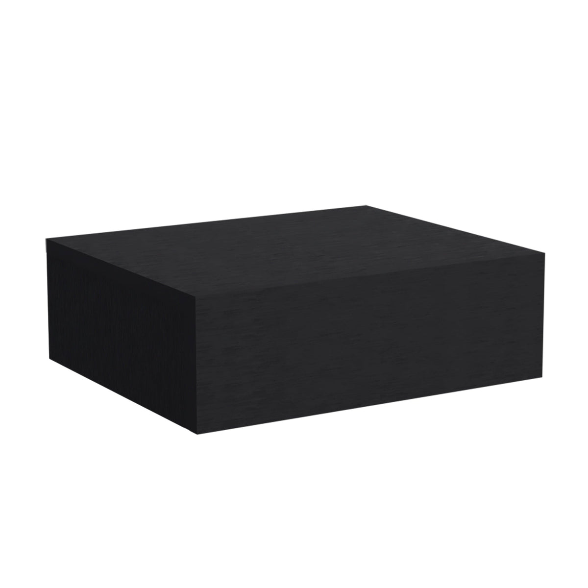 Milano Floating Nightstand , End Table, Side Table Wall-Mounted with Drawer -Black -Bedroom
