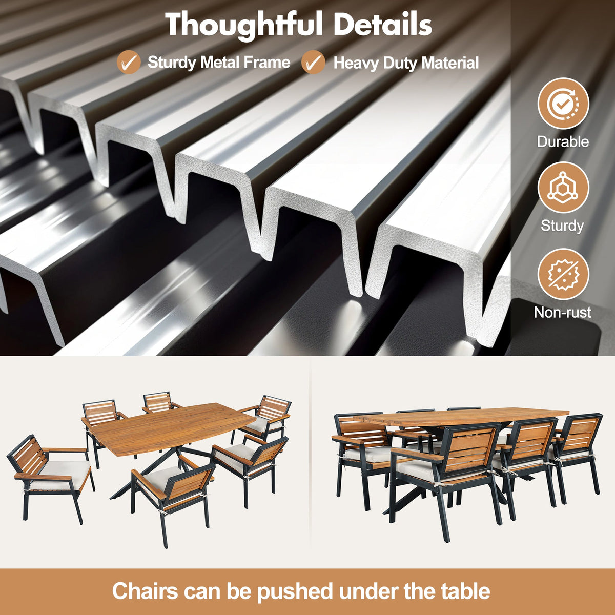 Modern 7-Piece Dining Set