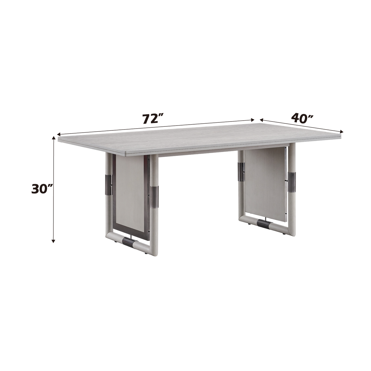 Marta Natural Finish Dining Table