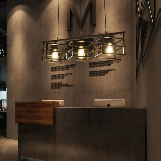 Juniper Industrial Chandelier: Bold Illumination & Rustic Charm