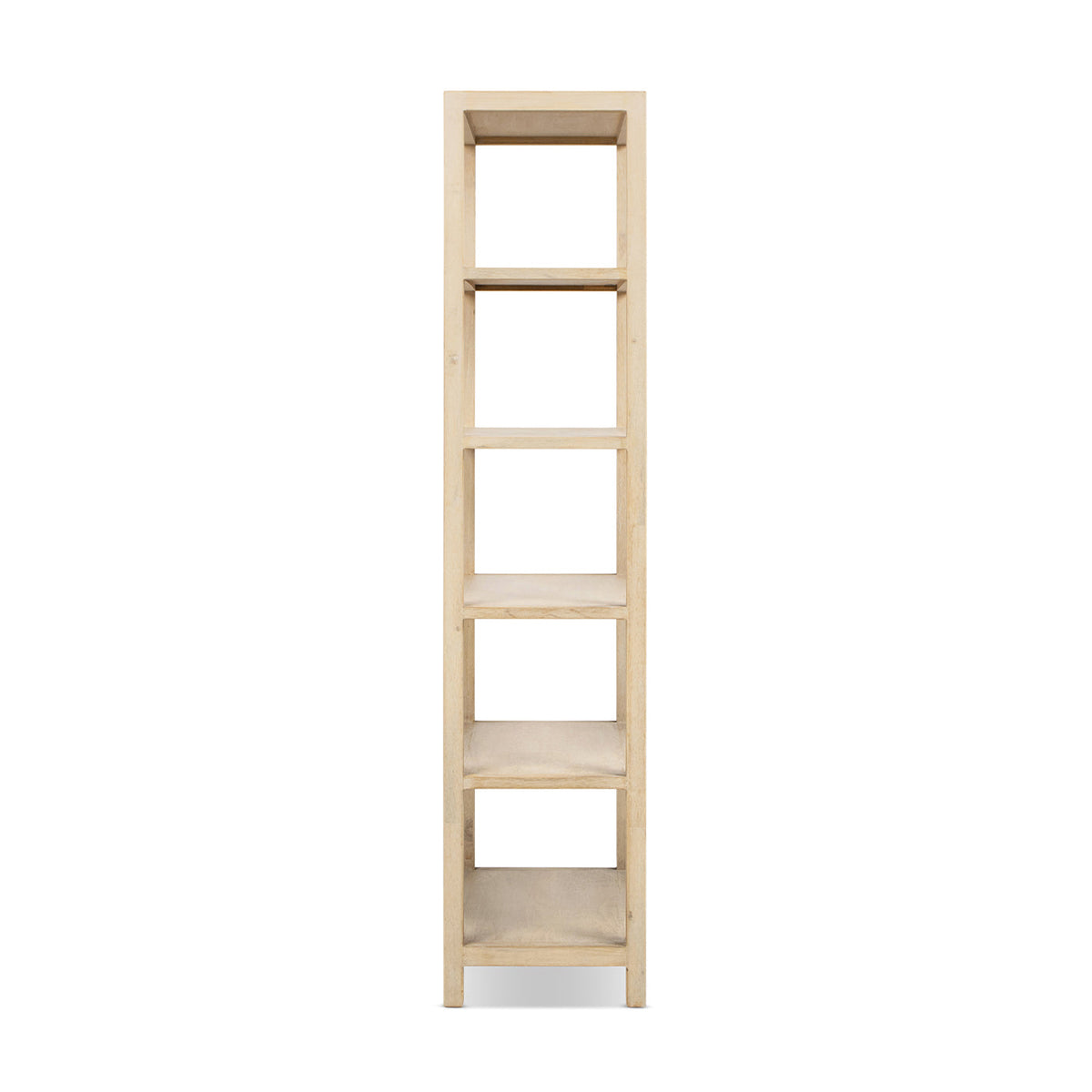 Ellis 71" Reclaimed Wood 5-Shelf Open Frame Bookcase