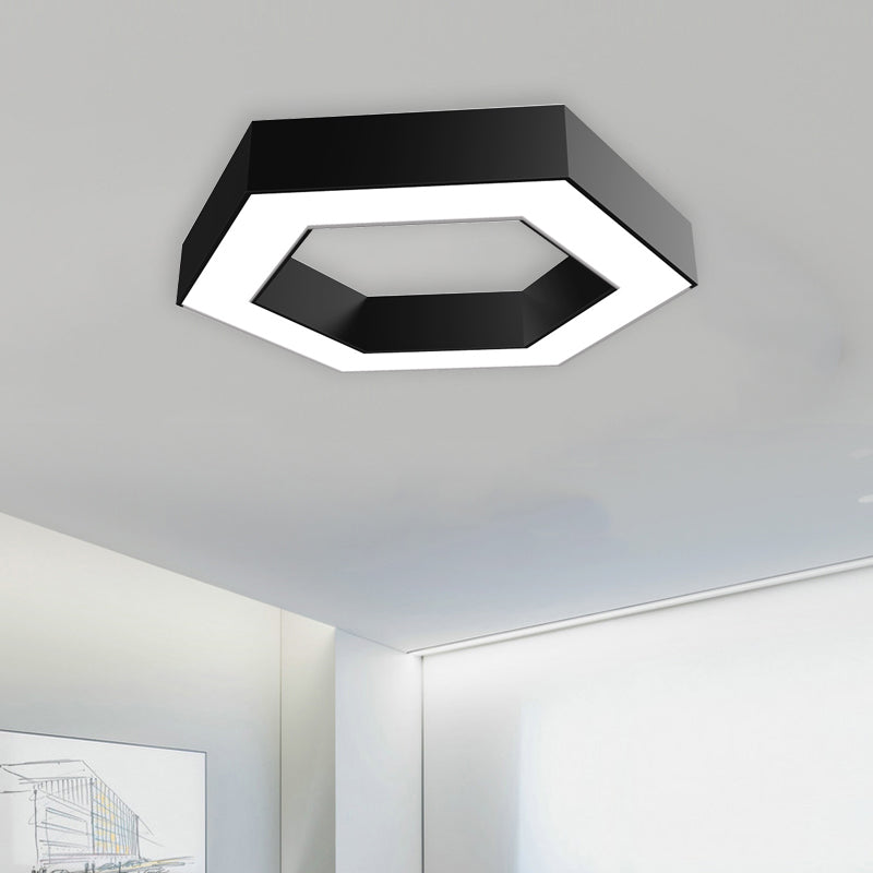 Adriana Simplicity Meets Energy Efficiency: The Honeycomb Flush Mount LED Light