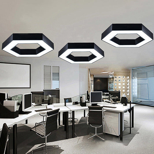 Adriana Simplicity Meets Energy Efficiency: The Honeycomb Flush Mount LED Light