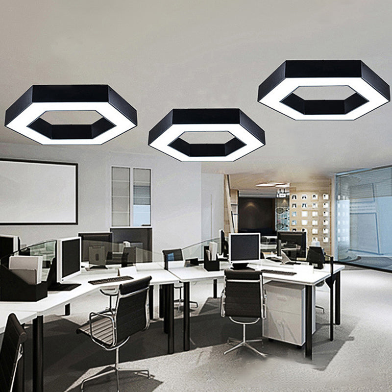 Adriana Simplicity Meets Energy Efficiency: The Honeycomb Flush Mount LED Light