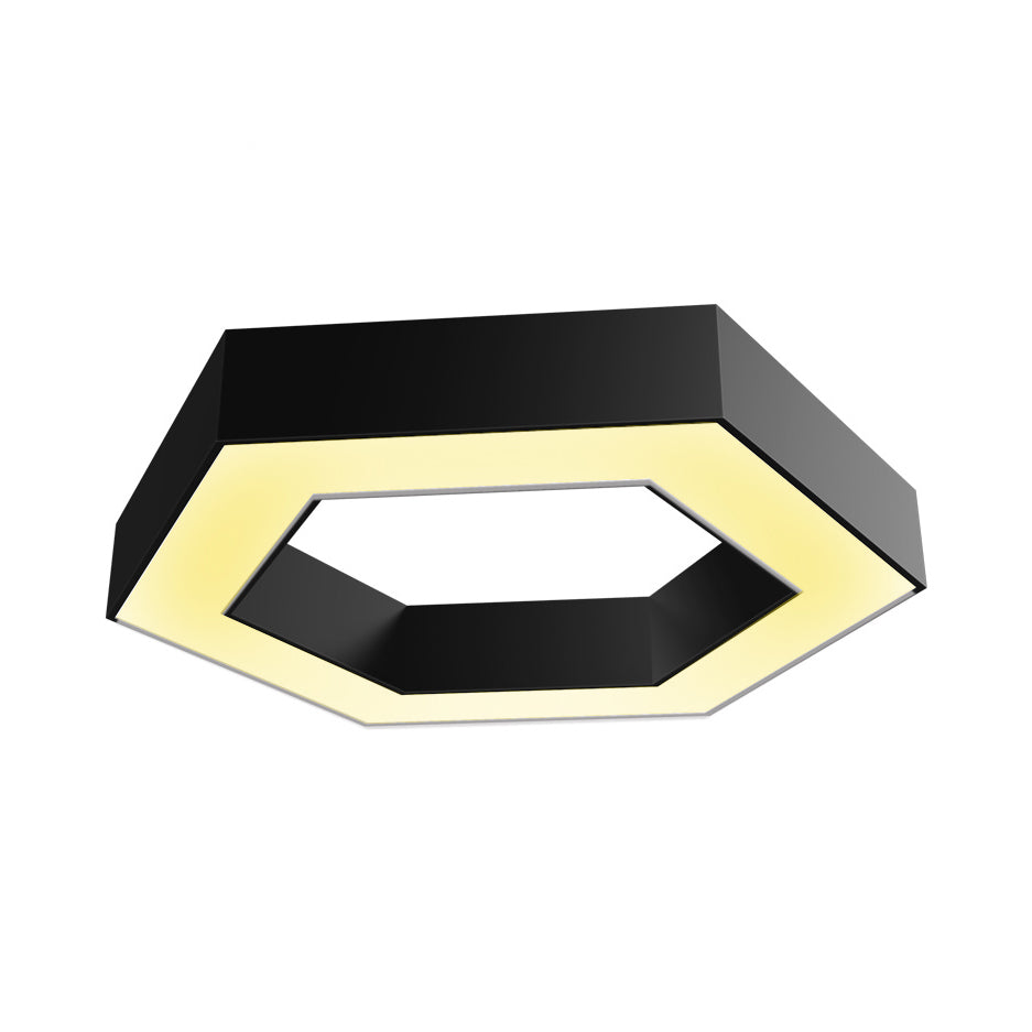 Adriana Simplicity Meets Energy Efficiency: The Honeycomb Flush Mount LED Light